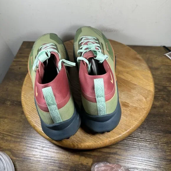 Nike Pegasus Trail 4 GORE-TEX Shoes Mens Size 13 Green Red Waterproof DJ7926-300 - Picture 4 of 8